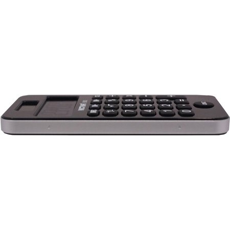 Victor Technology 8-Digit Pocket Calculator, Hybrid Power, 2-1/2"x4-5/8"x1/2", BK VCT900